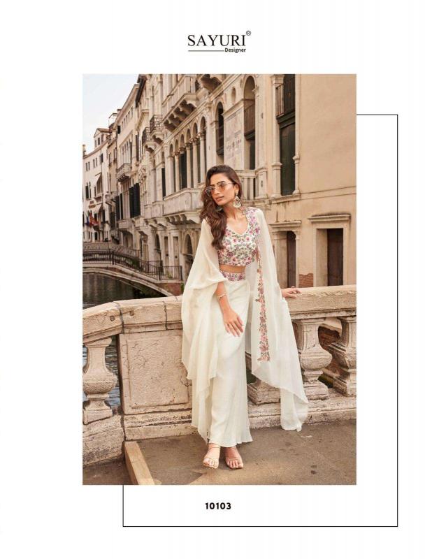 Sayuri Melodi catalog desginer premium indo western dress for festival wear 