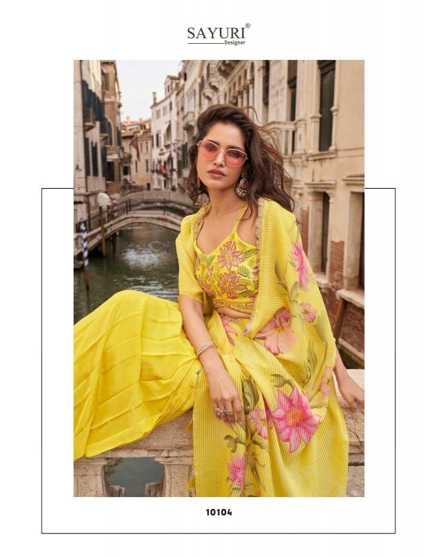 Sayuri Melodi catalog desginer premium indo western dress for festival wear 