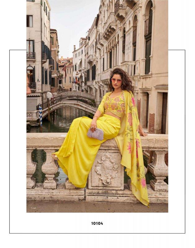 Sayuri Melodi catalog desginer premium indo western dress for festival wear 