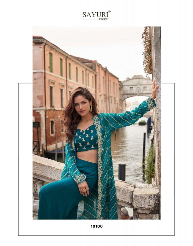 Sayuri Melodi catalog desginer premium indo western dress for festival wear 