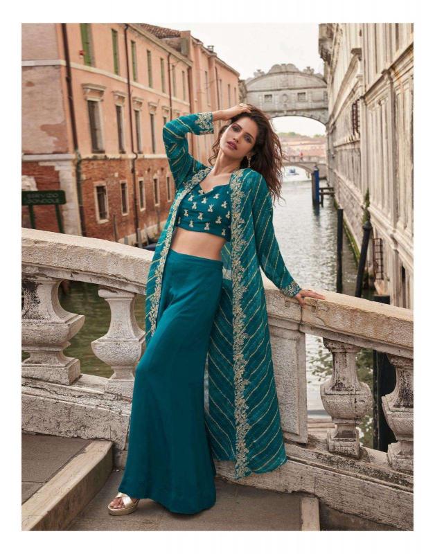 Sayuri Melodi catalog desginer premium indo western dress for festival wear 