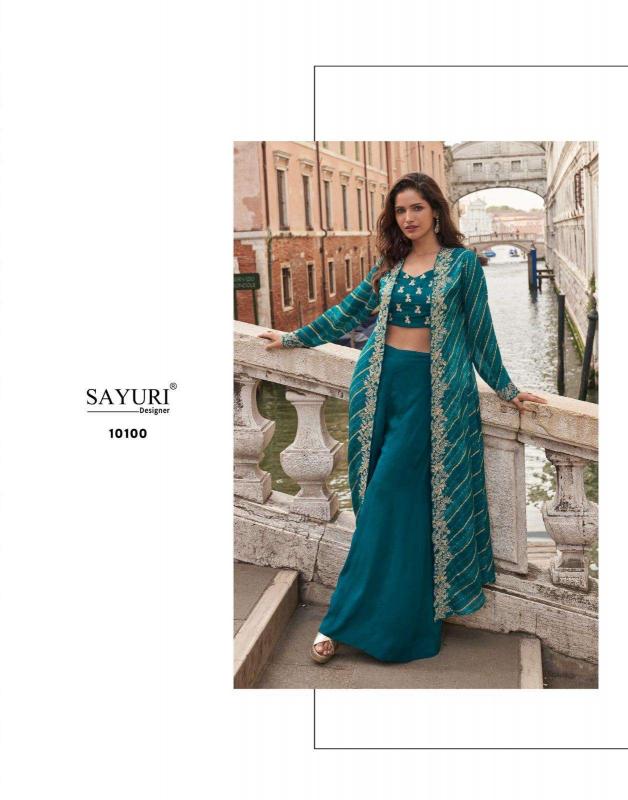 Sayuri Melodi catalog desginer premium indo western dress for festival wear 