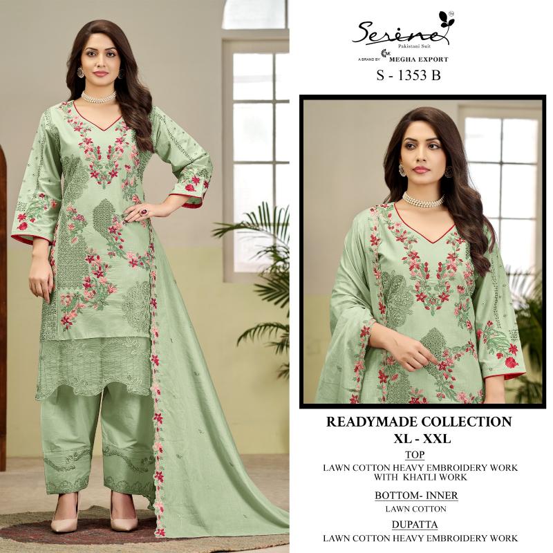 Serine S 1353 catalog pakistani readymade suits wholesale