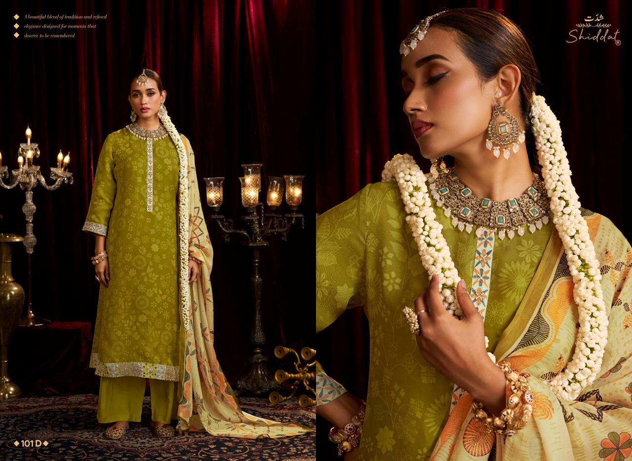 Shiddat Bellrose 101 catalog online wholesale salwar kameez cod avaliable