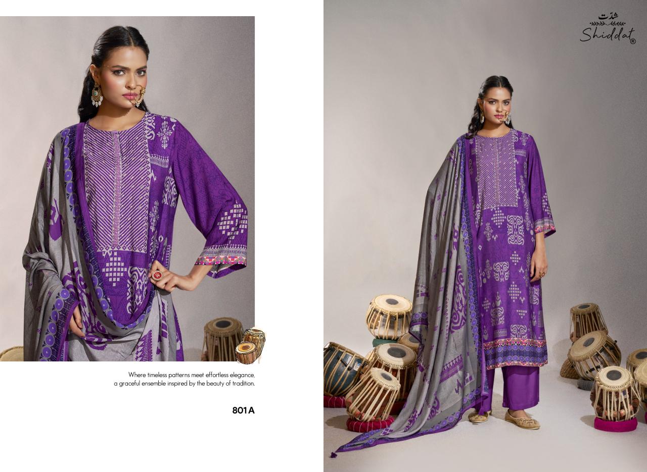 Shiddat Enzo 801 catalog salwar kameez pakistani wholesale