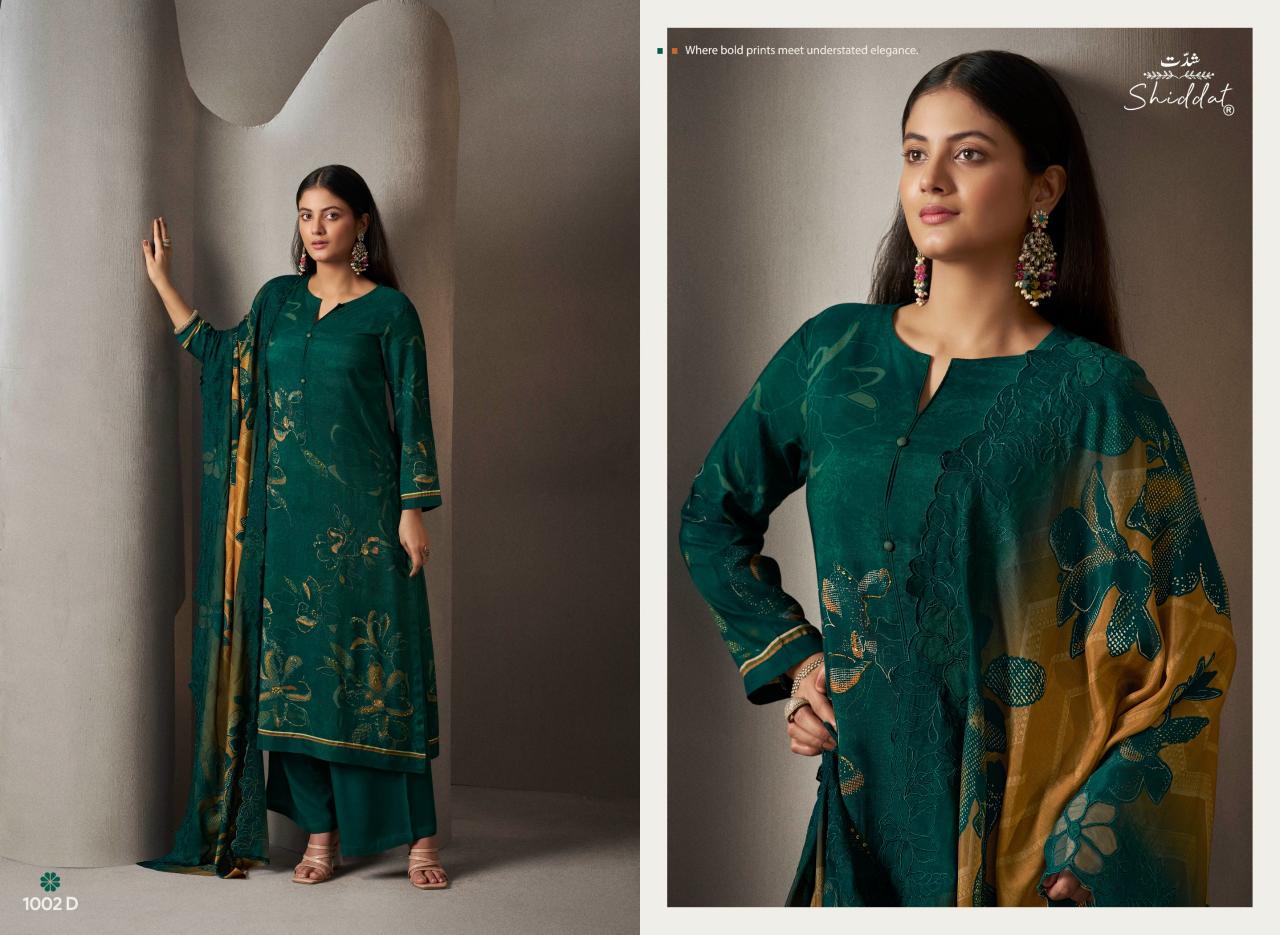 Shiddat Ikara 1002 catalog salwar kameez wholesale in bangalore