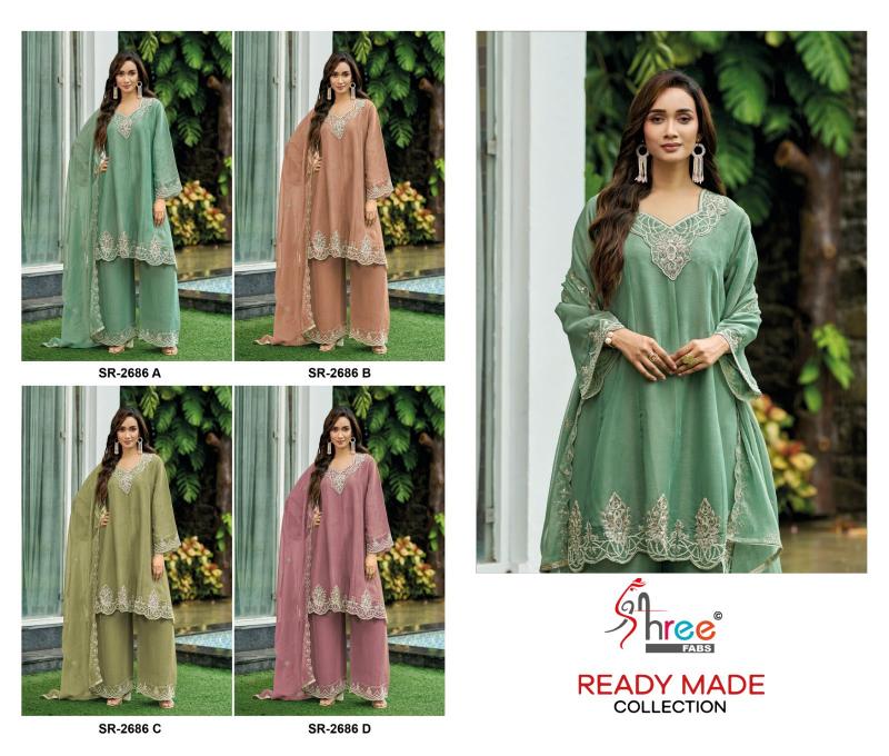 Shree Fabs 2686 catalog wholesale pakistani suits in uae