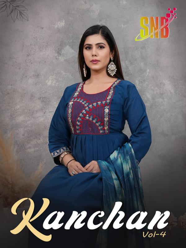 SNB Kanchana vol 4 catalog shagun kurtis wholesale