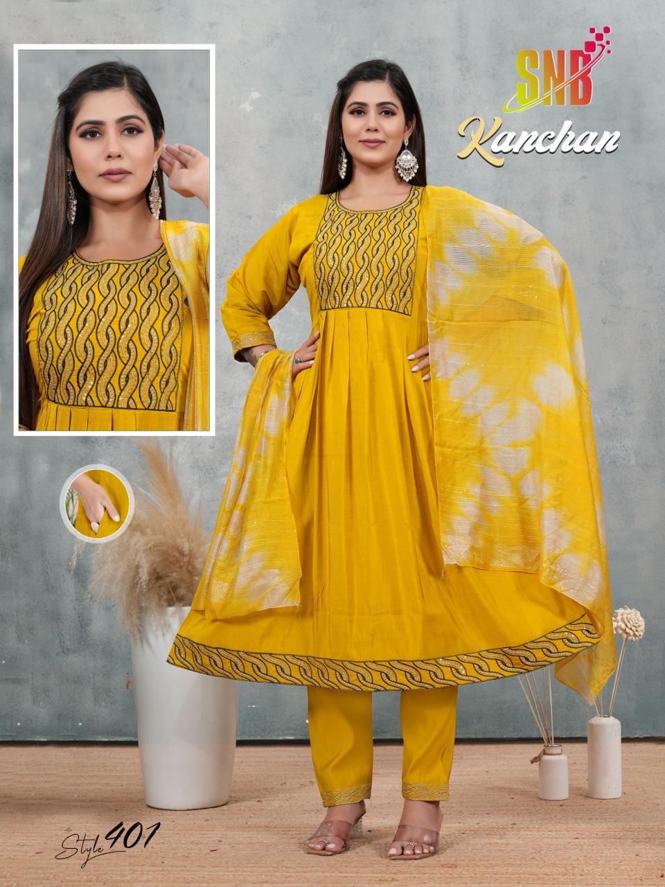 SNB Kanchana vol 4 catalog shagun kurtis wholesale