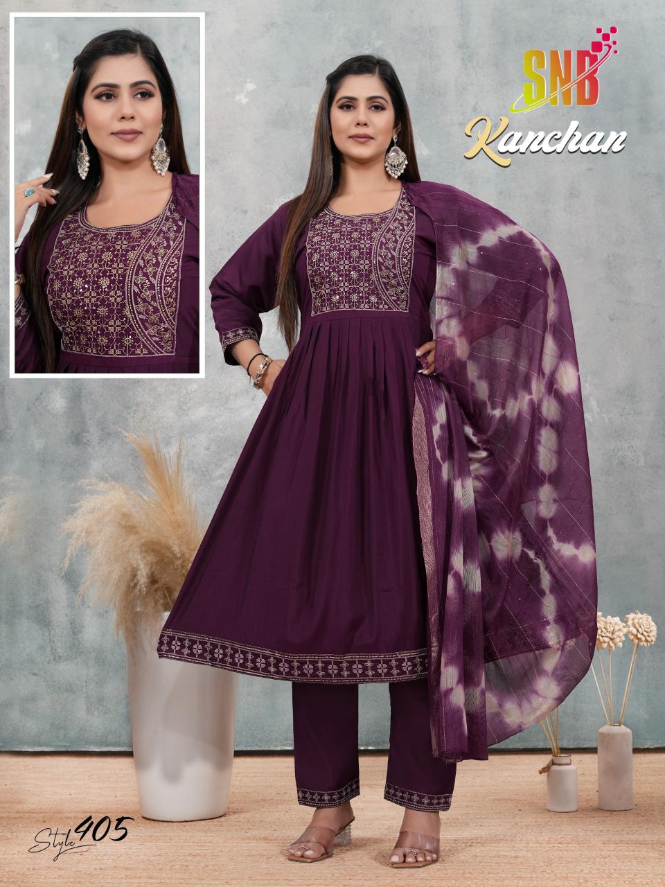 SNB Kanchana vol 4 catalog shagun kurtis wholesale