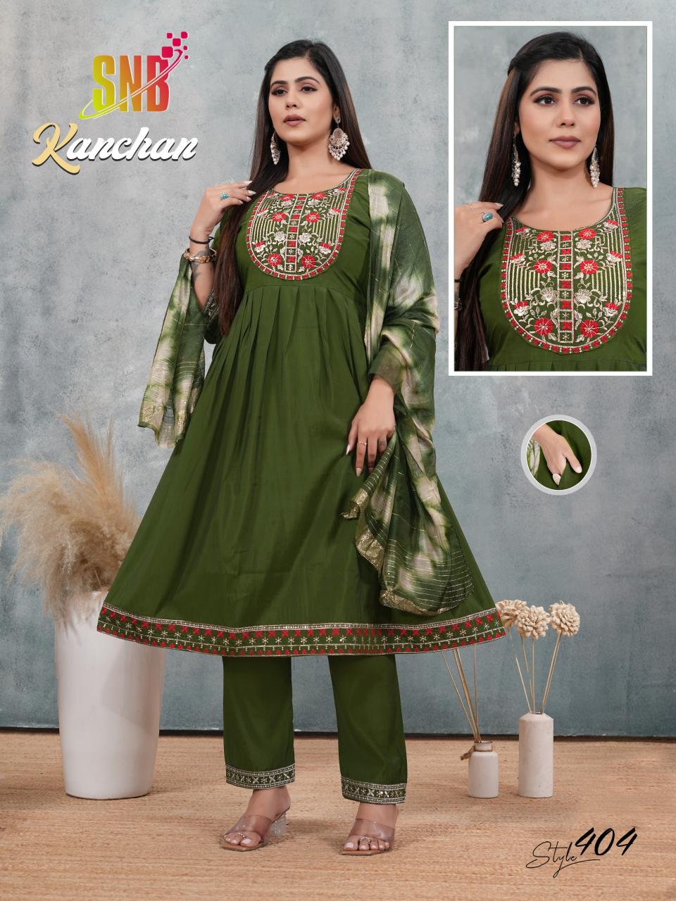 SNB Kanchana vol 4 catalog shagun kurtis wholesale