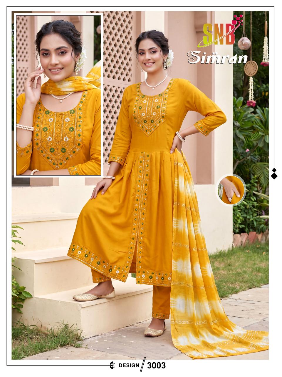 SNB Simran vol 3 catalog selfie kurtis online wholesale