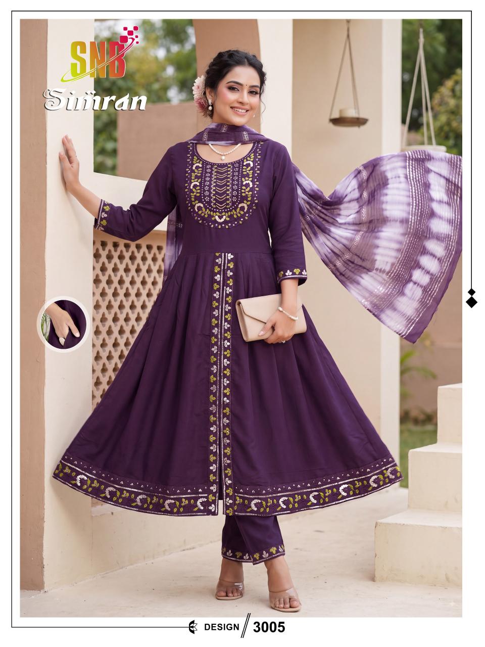 SNB Simran vol 3 catalog selfie kurtis online wholesale