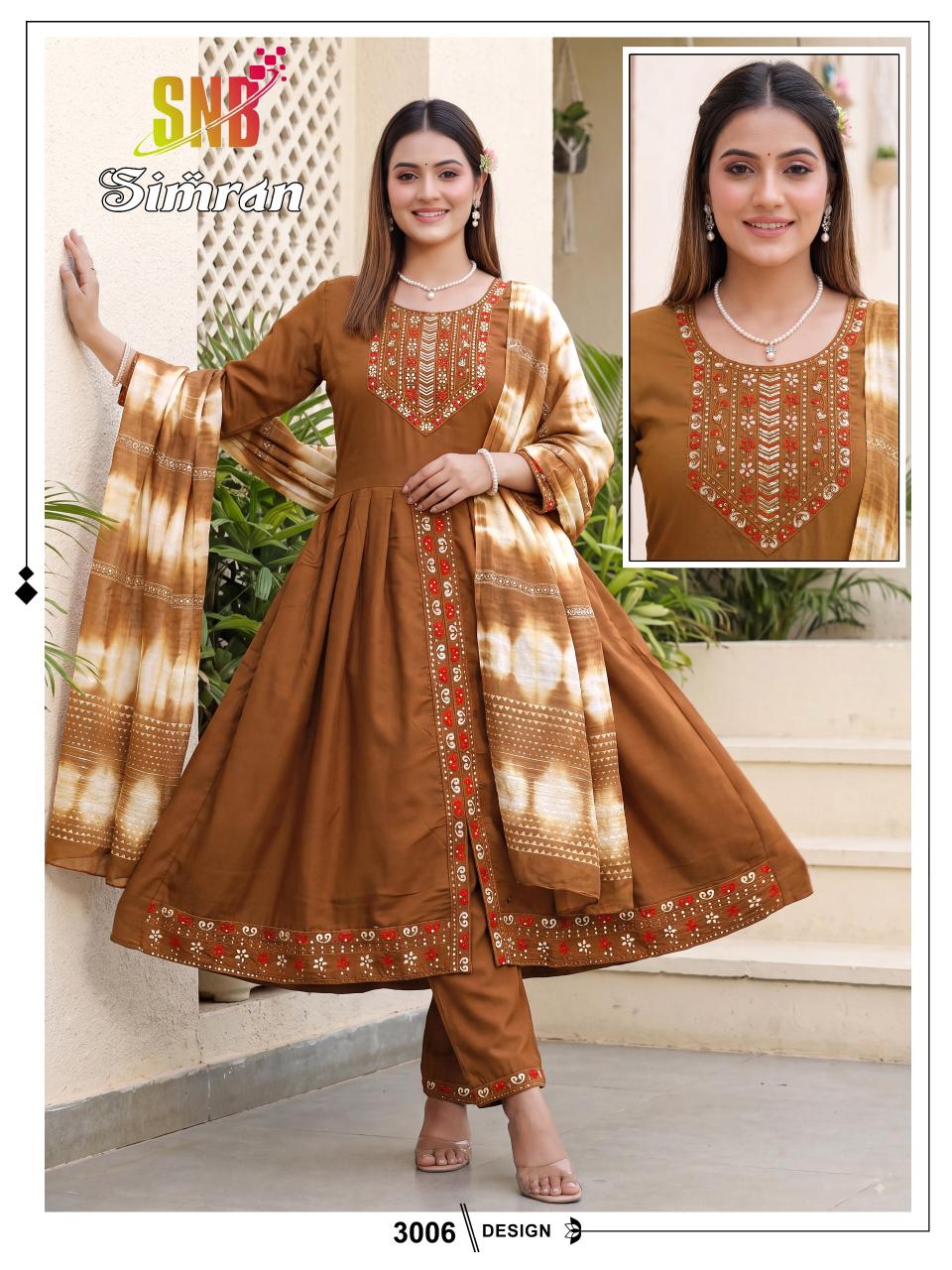 SNB Simran vol 3 catalog selfie kurtis online wholesale