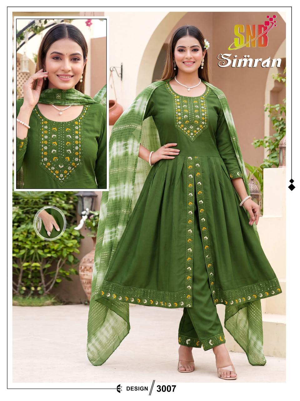 SNB Simran vol 3 catalog selfie kurtis online wholesale
