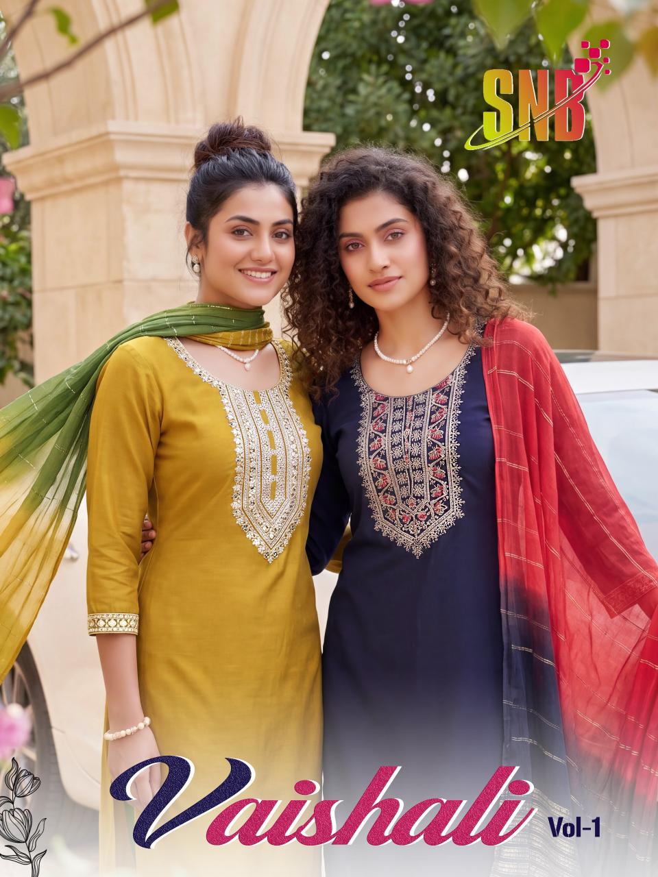 SNB Vaishali vol 1 catalog sc kurtis wholesale