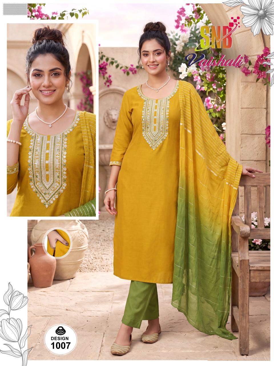 SNB Vaishali vol 1 catalog sc kurtis wholesale