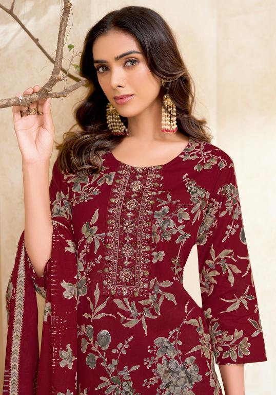 Suryajyoti Nikhaar Vol-15 – Kurti Pant With Dupatta Wholesale Catalog