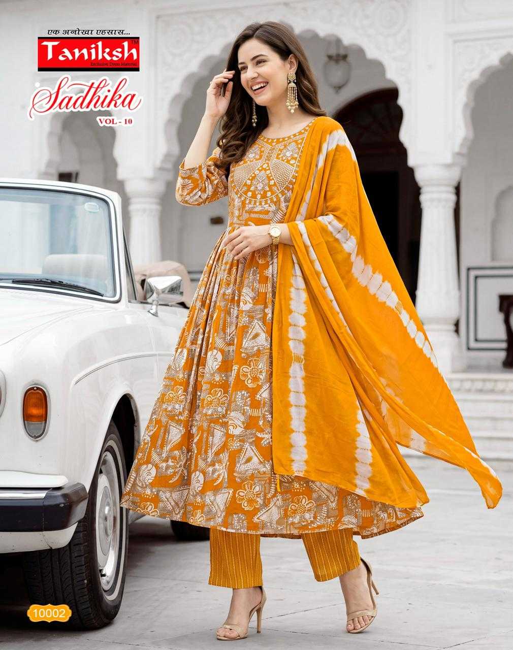 Taniksh Sadhika vol 10 catalog kurti wholesale in tamilnadu