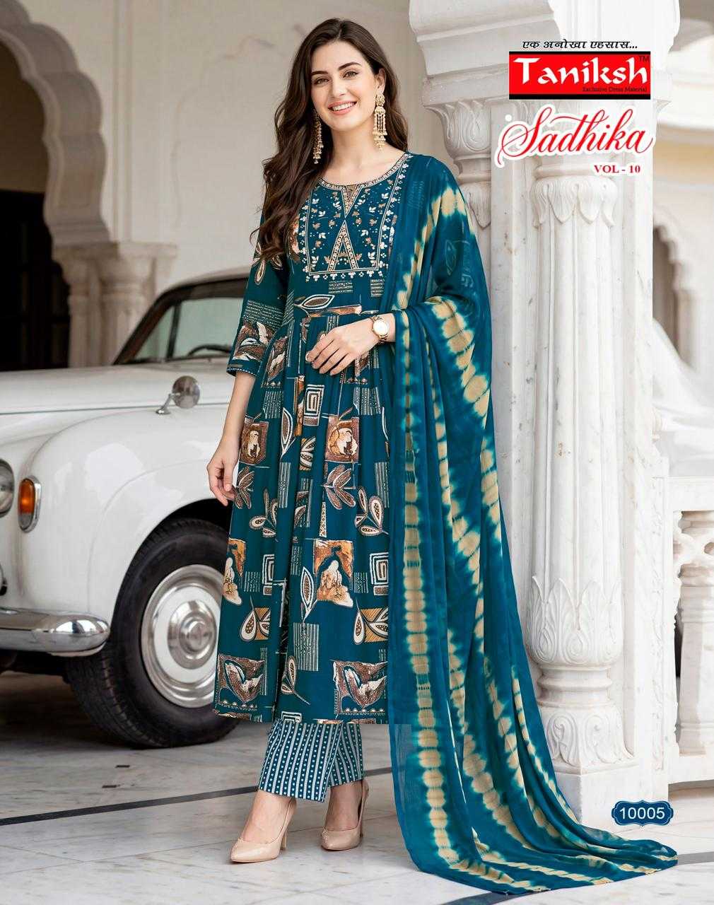 Taniksh Sadhika vol 10 catalog kurti wholesale in tamilnadu
