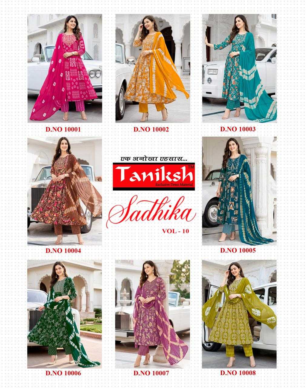 Taniksh Sadhika vol 10 catalog kurti wholesale in tamilnadu