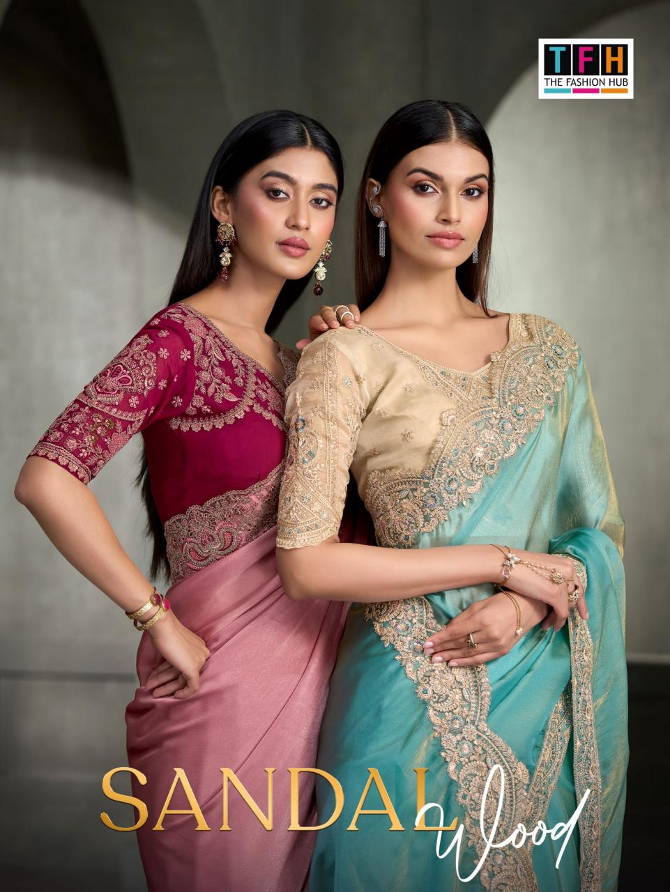 Tfh Sandalwood 17th Edition catalog designer sarees wholesale online india