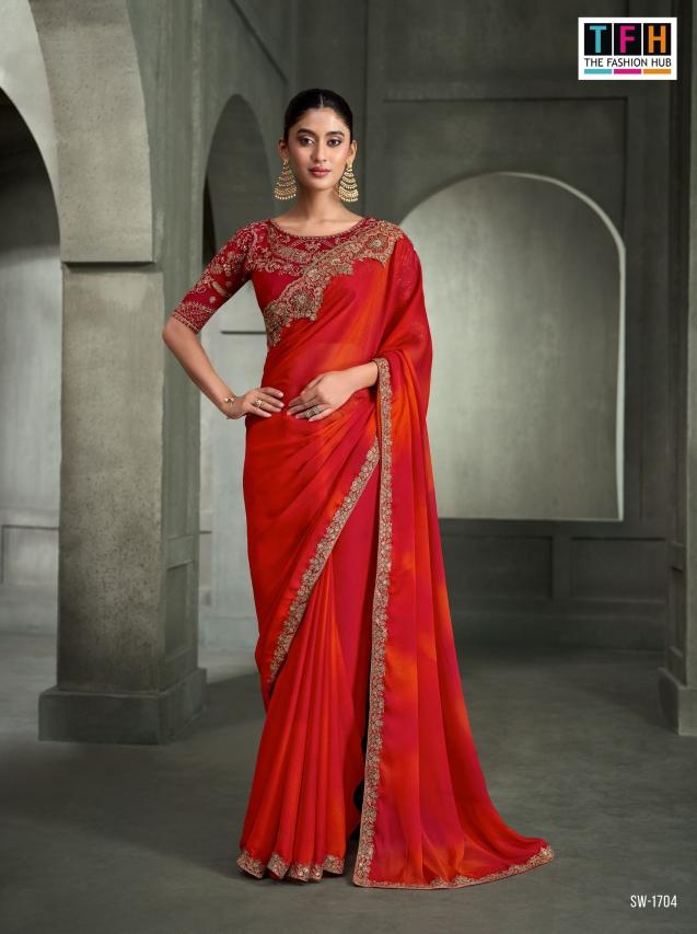 Tfh Sandalwood 17th Edition catalog designer sarees wholesale online india
