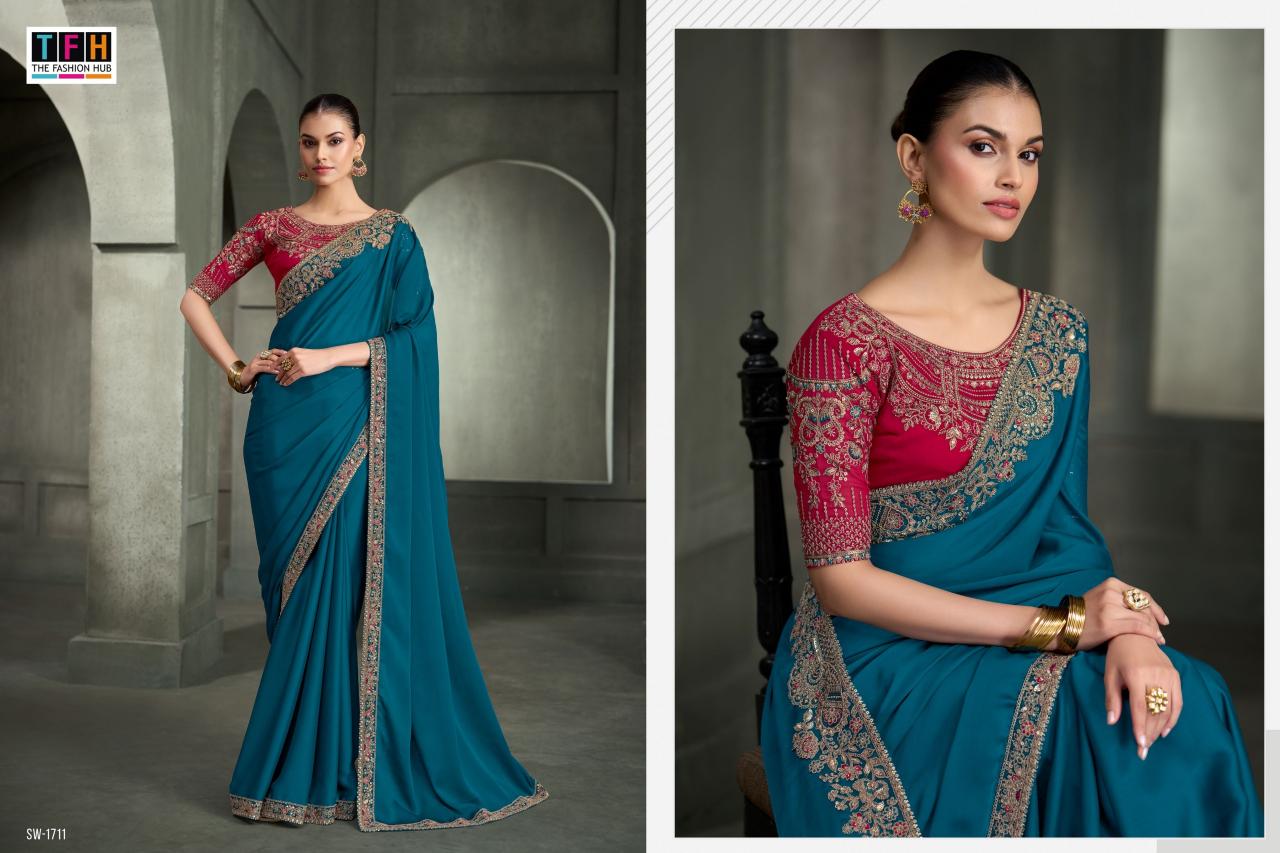 Tfh Sandalwood 17th Edition catalog designer sarees wholesale online india