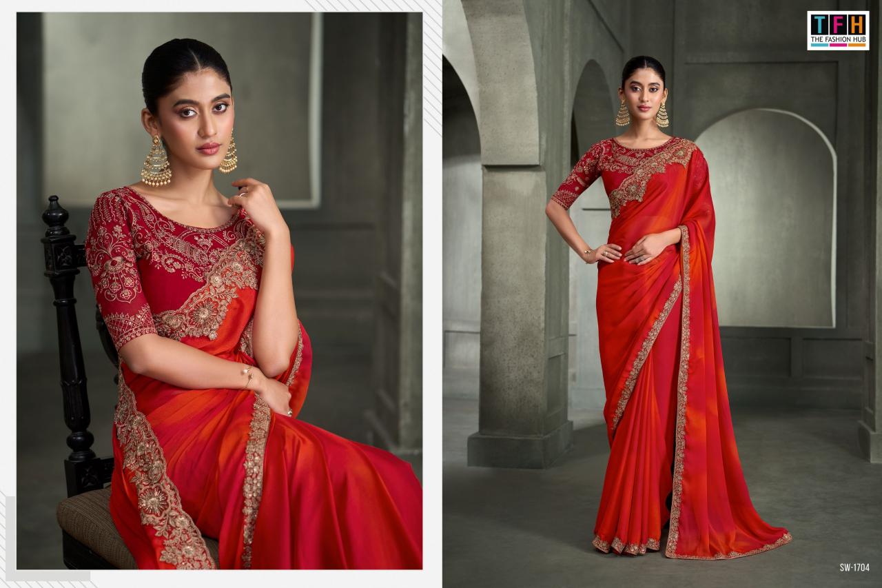 Tfh Sandalwood 17th Edition catalog designer sarees wholesale online india