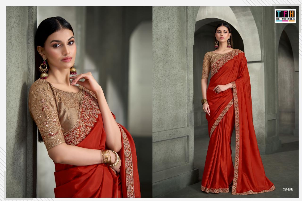 Tfh Sandalwood 17th Edition catalog designer sarees wholesale online india