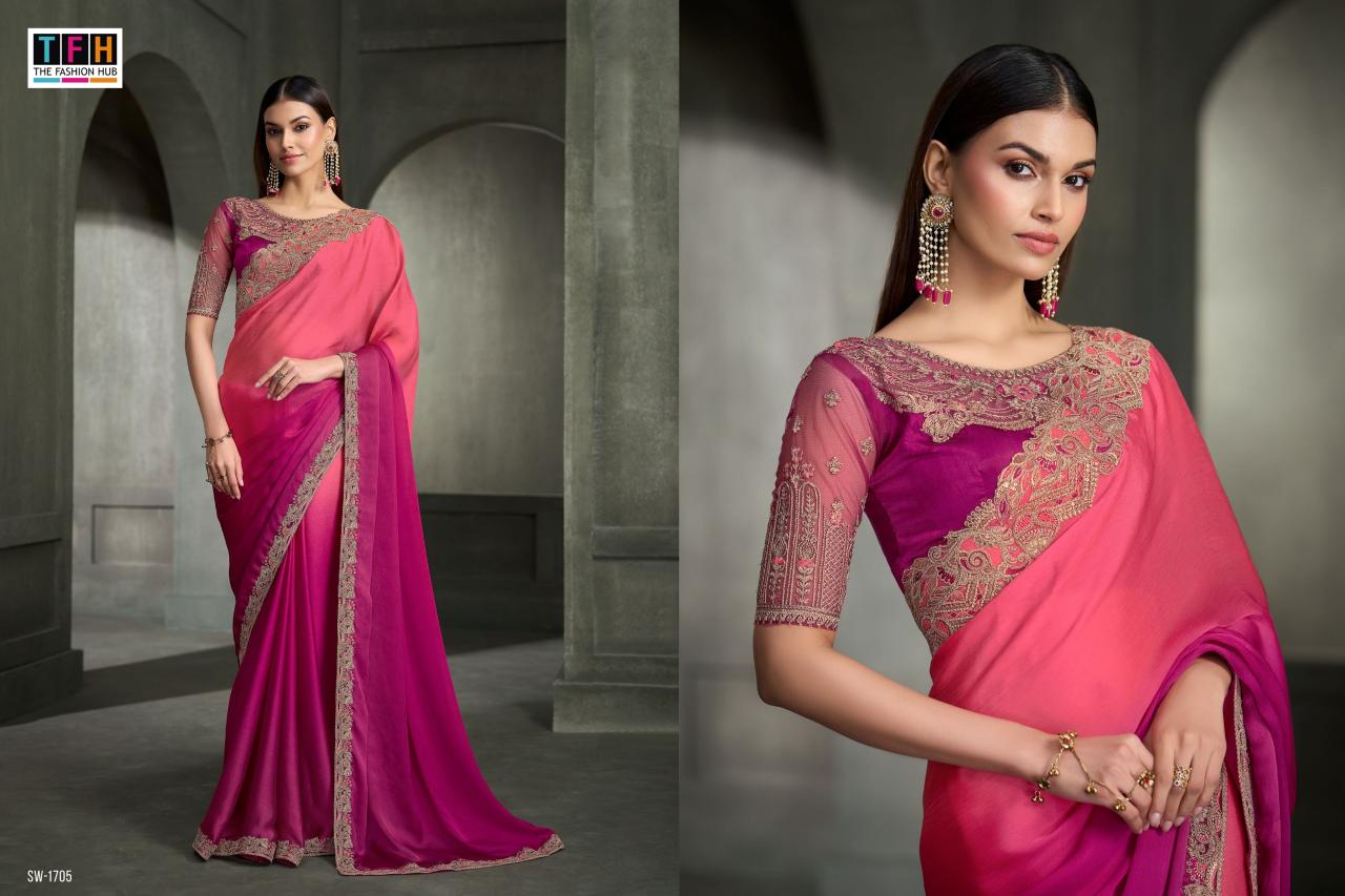Tfh Sandalwood 17th Edition catalog designer sarees wholesale online india