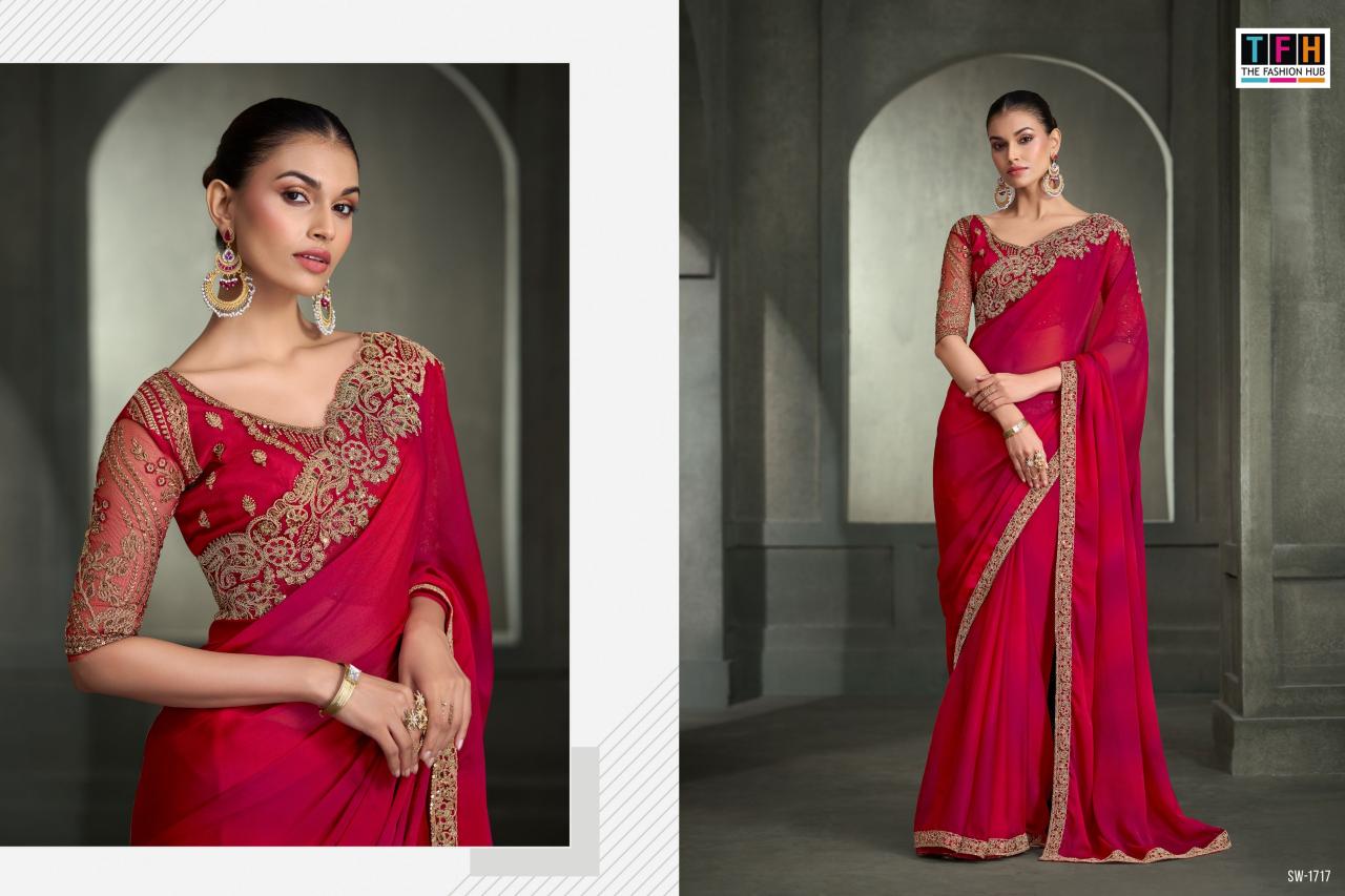 Tfh Sandalwood 17th Edition catalog designer sarees wholesale online india