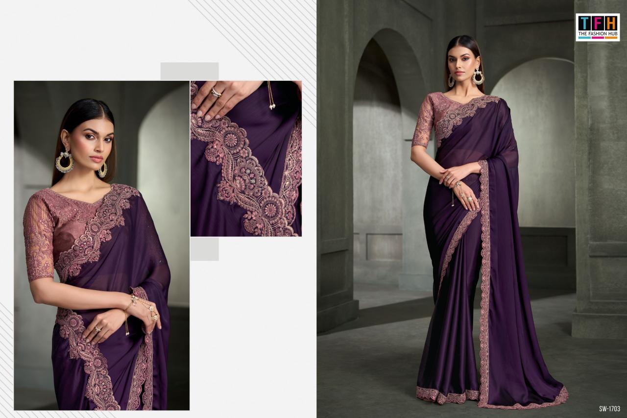 Tfh Sandalwood 17th Edition catalog designer sarees wholesale online india