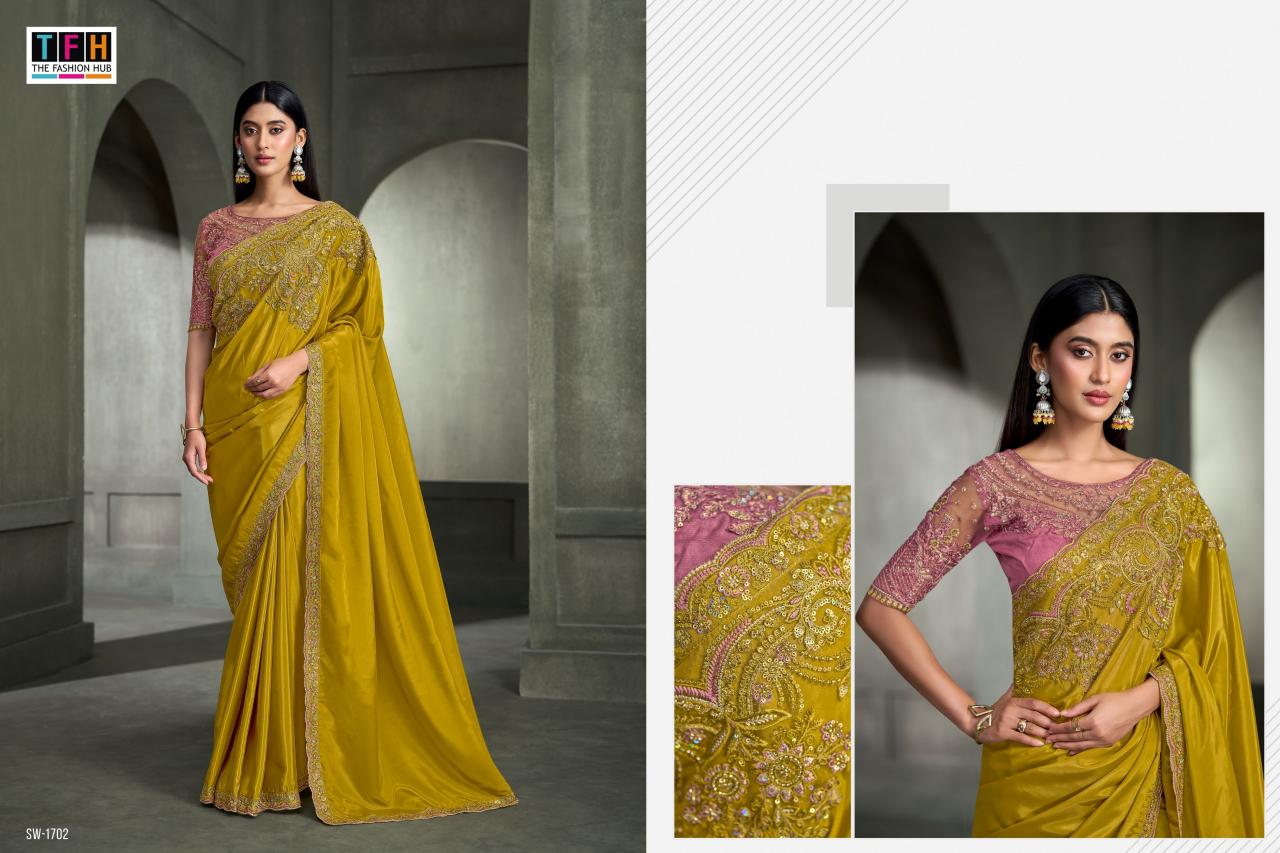 Tfh Sandalwood 17th Edition catalog designer sarees wholesale online india