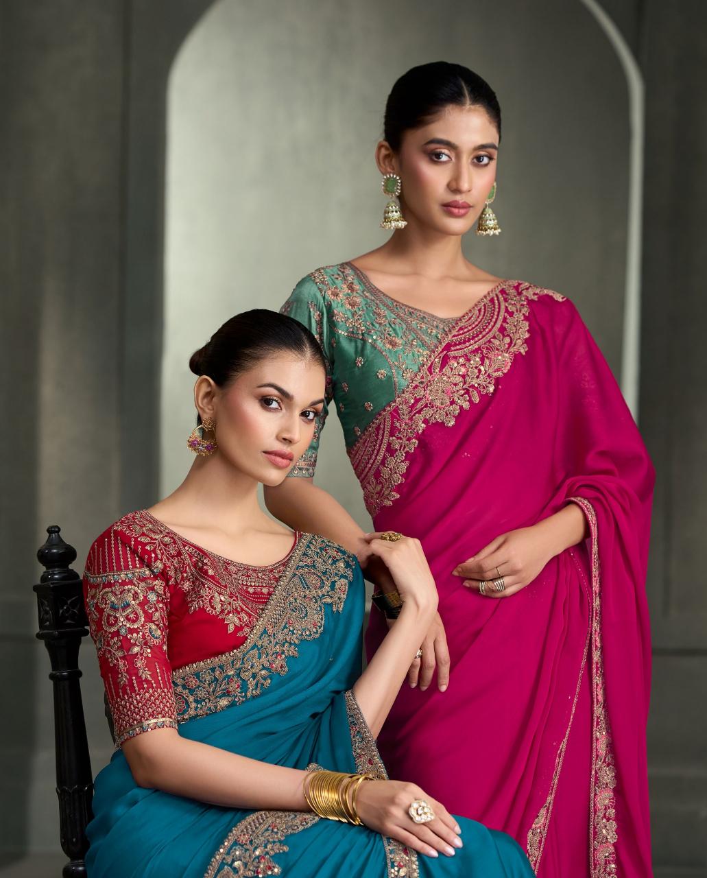 Tfh Sandalwood 17th Edition catalog designer sarees wholesale online india