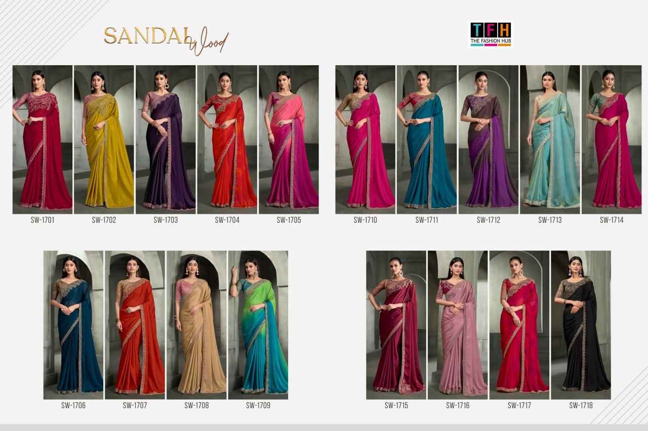 Tfh Sandalwood 17th Edition catalog designer sarees wholesale online india