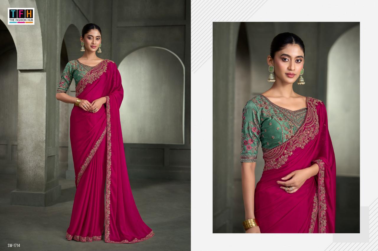 Tfh Sandalwood 17th Edition catalog designer sarees wholesale online india