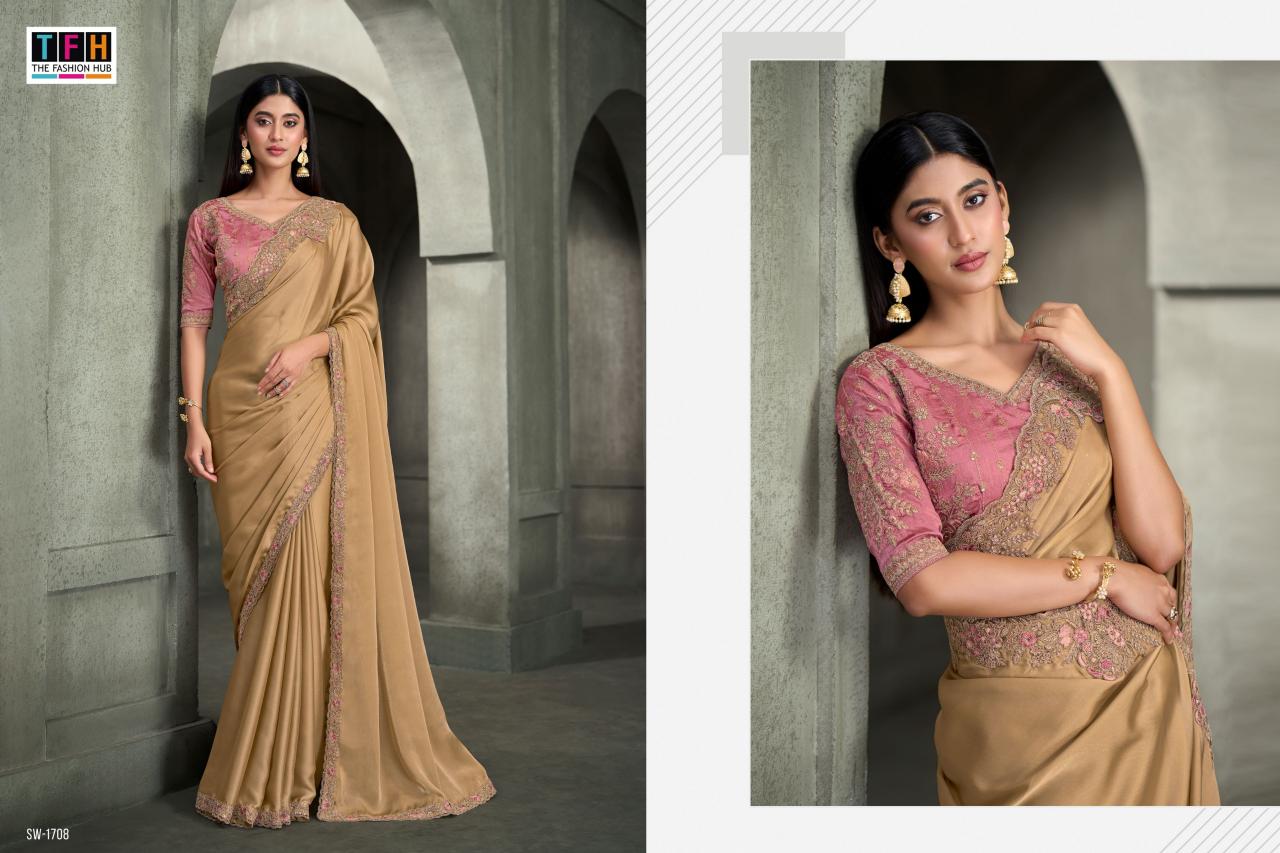 Tfh Sandalwood 17th Edition catalog designer sarees wholesale online india