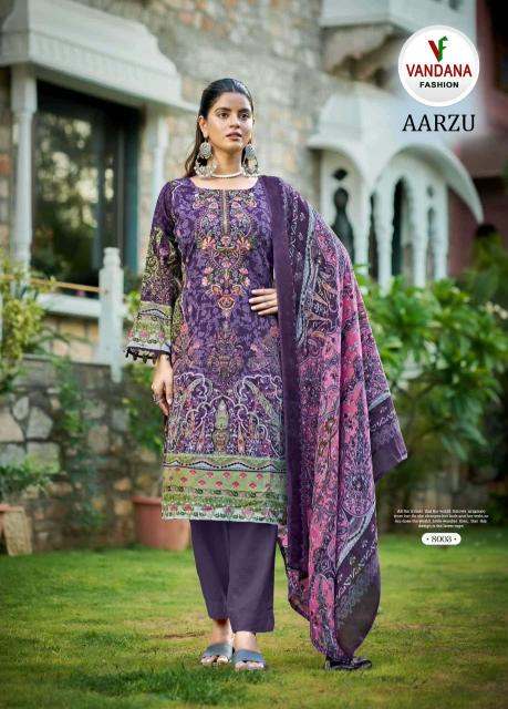 Vandana Aarzu vol 8 catalog wholesale dealers for dress materials in surat wats app