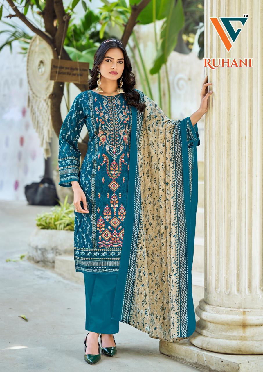 Vandana‎‎‎‎ Ruhani‎‎ vol 41 catalog surat textile market dress materials
