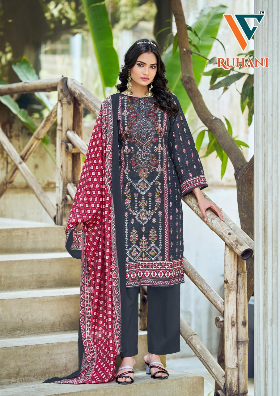 Vandana‎‎‎‎ Ruhani‎‎ vol 41 catalog surat textile market dress materials