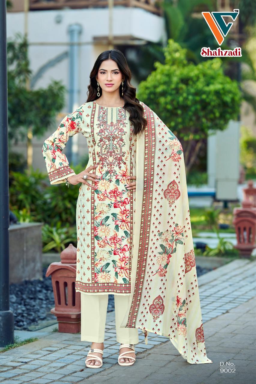 Vandana‎‎‎‎ Shahzadi vol 9 catalog surat wholesale dress material market