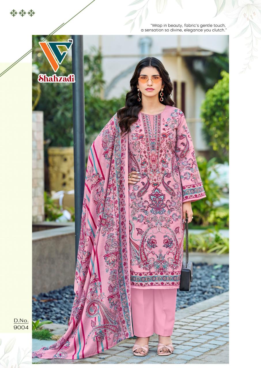 Vandana‎‎‎‎ Shahzadi vol 9 catalog surat wholesale dress material market