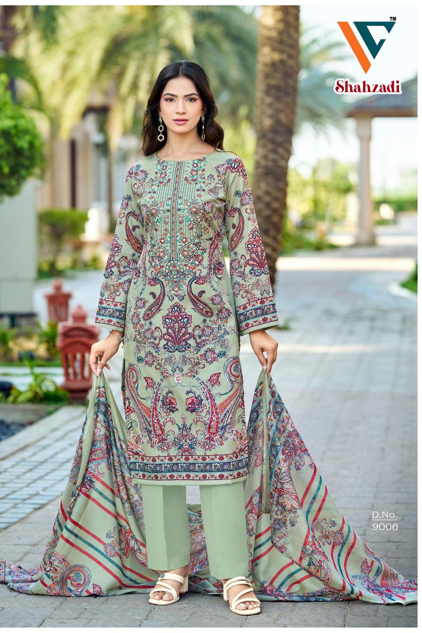 Vandana‎‎‎‎ Shahzadi vol 9 catalog surat wholesale dress material market