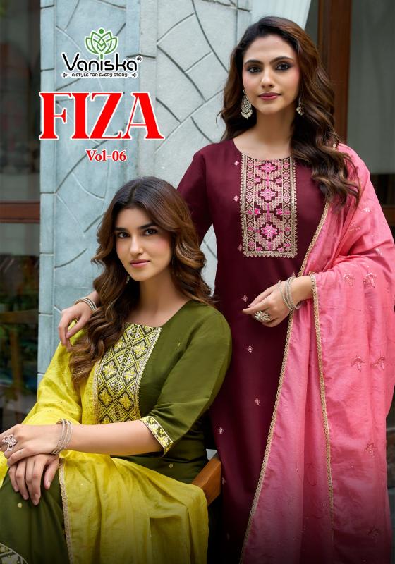 Vaniska Fiza Vol 6 catalog karigaari kurti wholesale