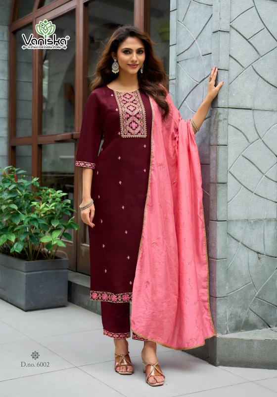 Vaniska Fiza Vol 6 catalog karigaari kurti wholesale