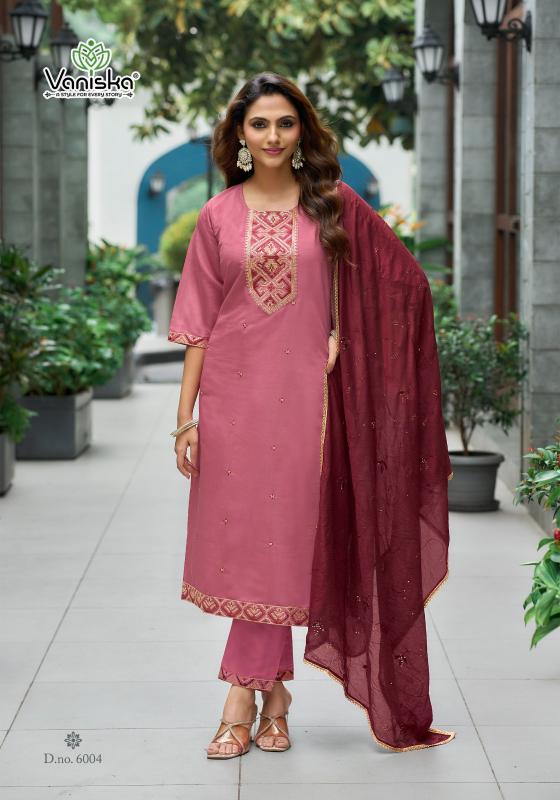 Vaniska Fiza Vol 6 catalog karigaari kurti wholesale