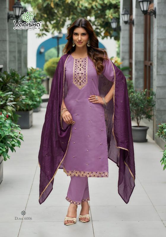 Vaniska Fiza Vol 6 catalog karigaari kurti wholesale