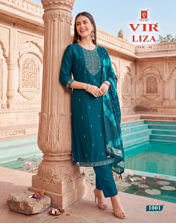 Vir Liza vol 1 catalog branded kurtis in wholesale price
