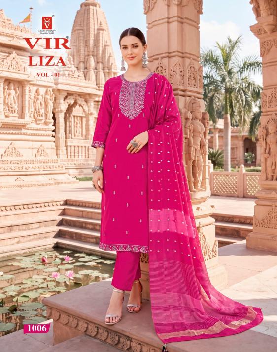 Vir Liza vol 1 catalog branded kurtis in wholesale price